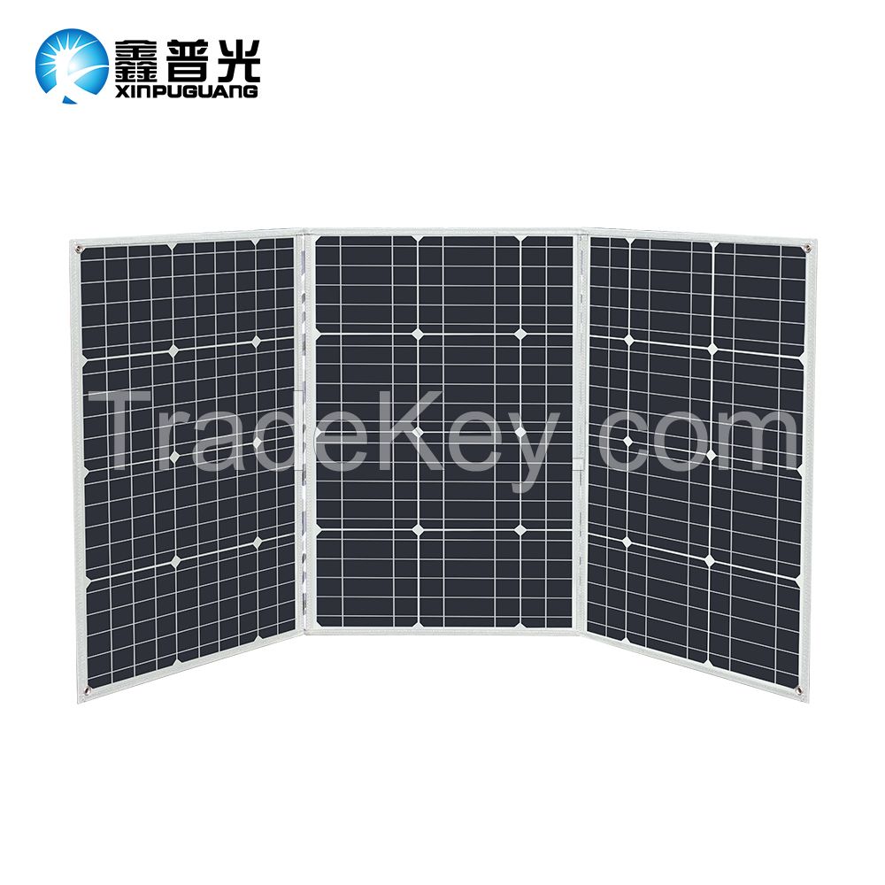 20V150W Foldable Solar Charger For RV Camping And Charging