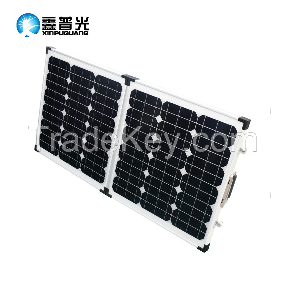 18V80W Foldable Solar Panel For Outdoor And Charger