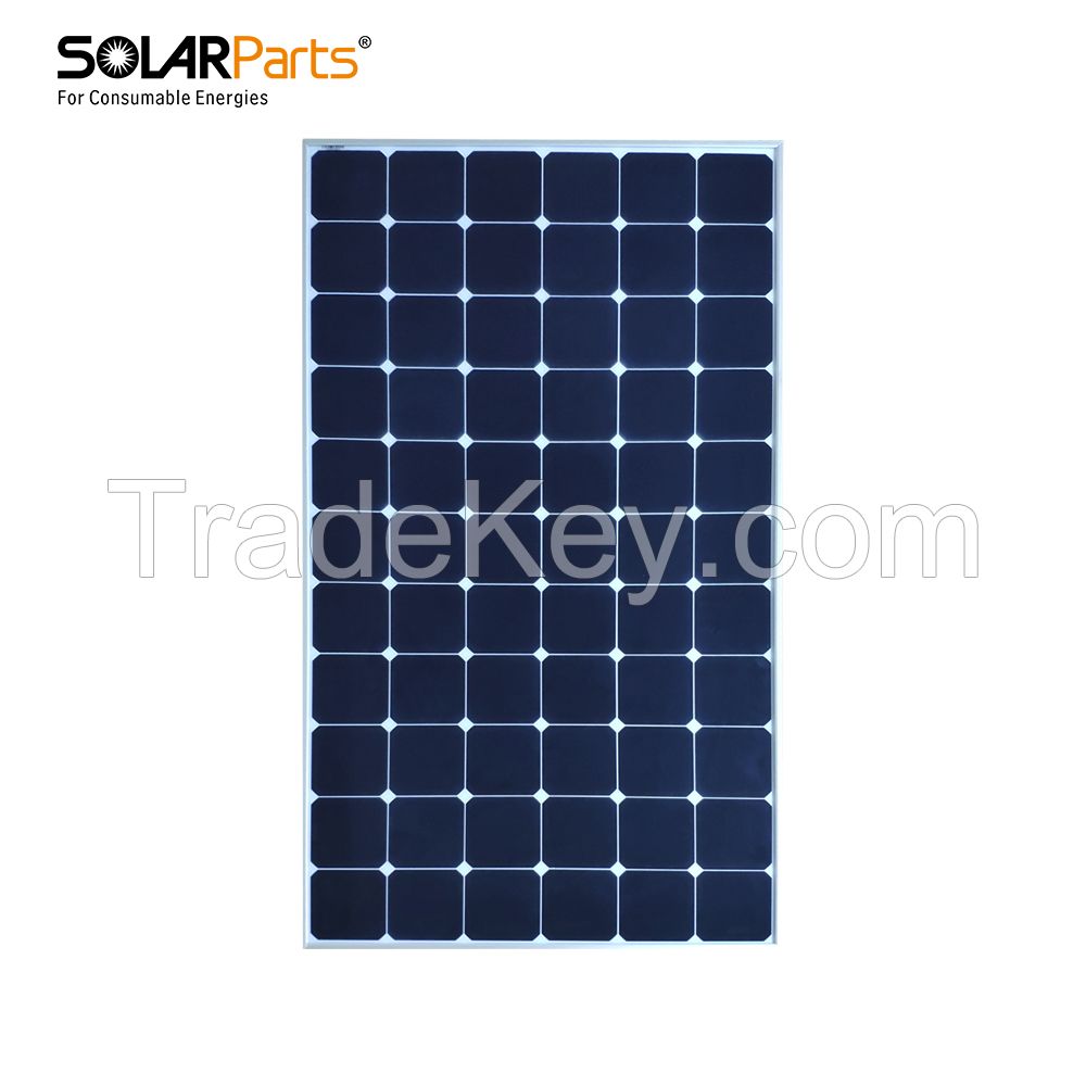 Solarparts 18.5V220W 1428X792X35mm Sunpower Transparent Portable Generator Solar Panel