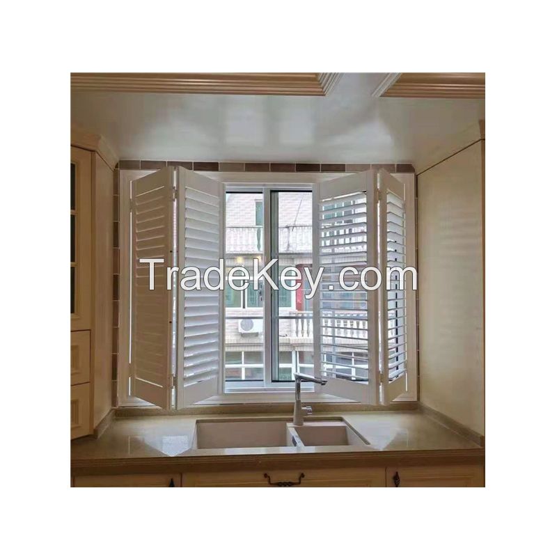 High quality interior Window shutter PVC plantation shutters