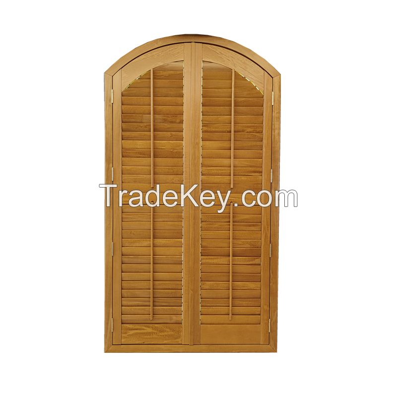 High quality bedroom woonden shutters timber shutter plantation shutter