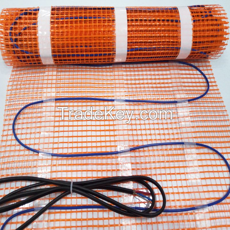 CE Approved Heating Cable Mat, Electric Floor Heating Mat Under Tile Floor