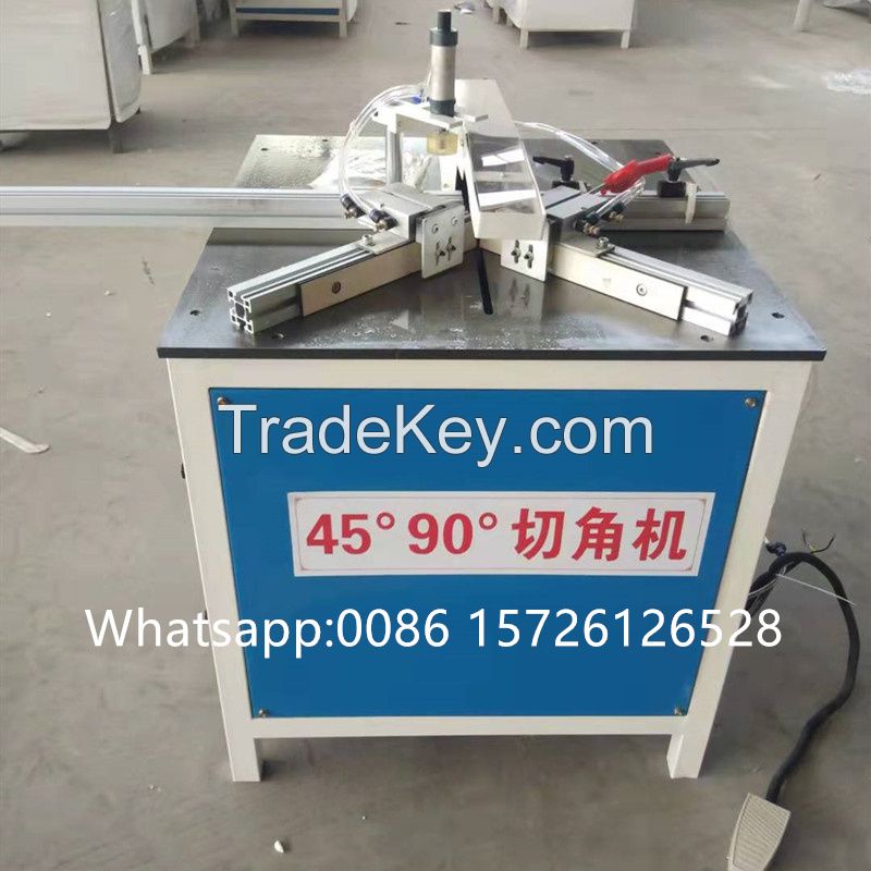 Aluminum Doors Window Single Head Photo Frame Cutting Saw Machine