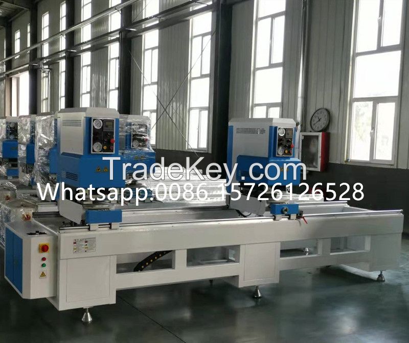 Upvc Window Door Making Machine Two Head Seamless Welding Machine For Plastic Profile Seamless