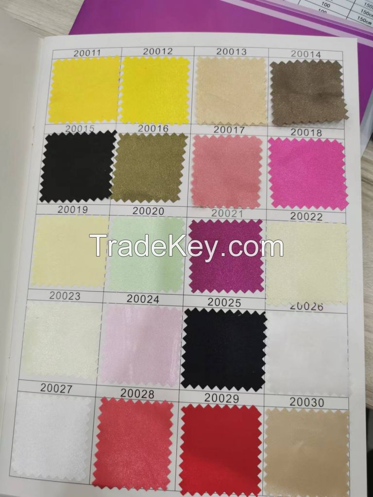 stocklot polyester Silk Satin Fabric