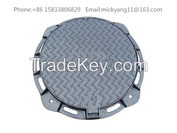 ductile iron manhole cover EN124 D400