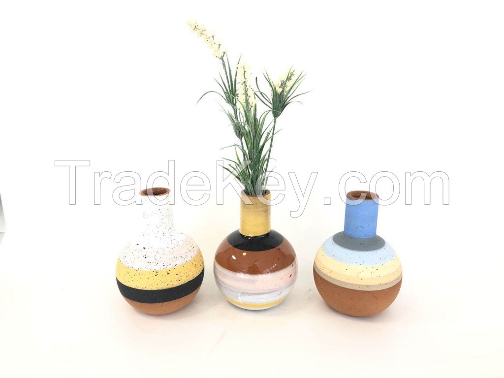 terracotta vase