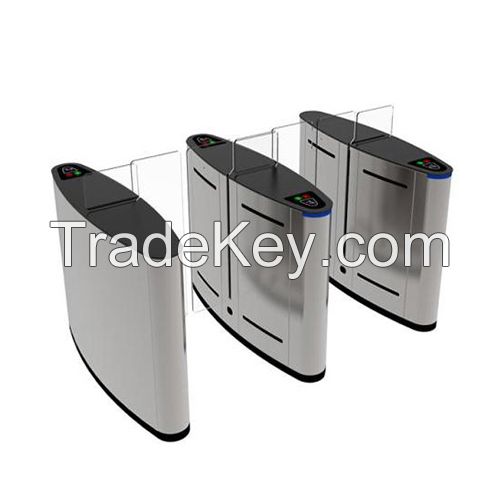 Brushless motor full height touchless sliding turnstile provides a fast, accurate, stable and quiet opeation way