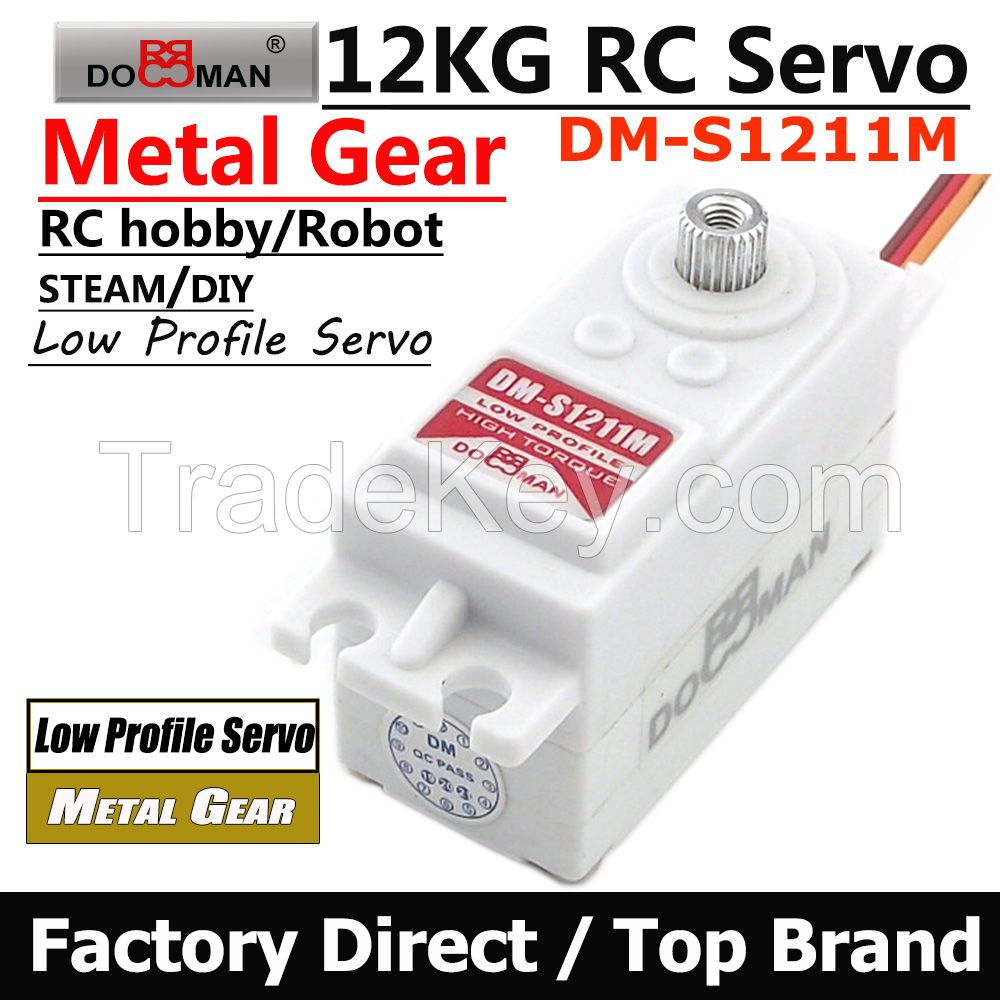 DM-S1211M 12kg low profile servo rc servo