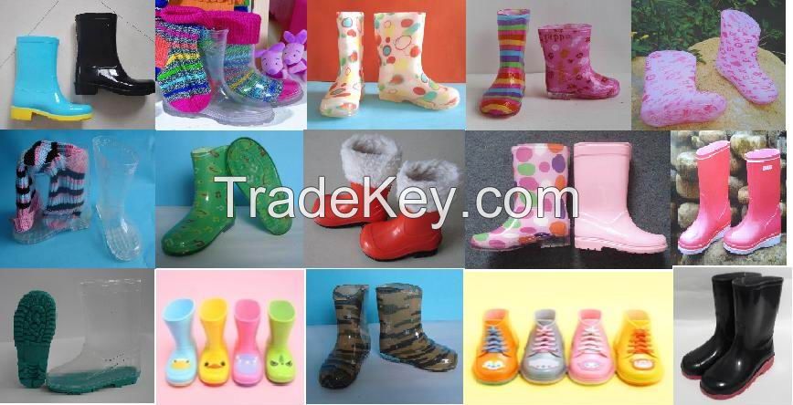 Various Children PVC Rain Boots, Low Price Kid Rain Boot, Transparent Rain Boot, Cheap Child PVC Rain Boots