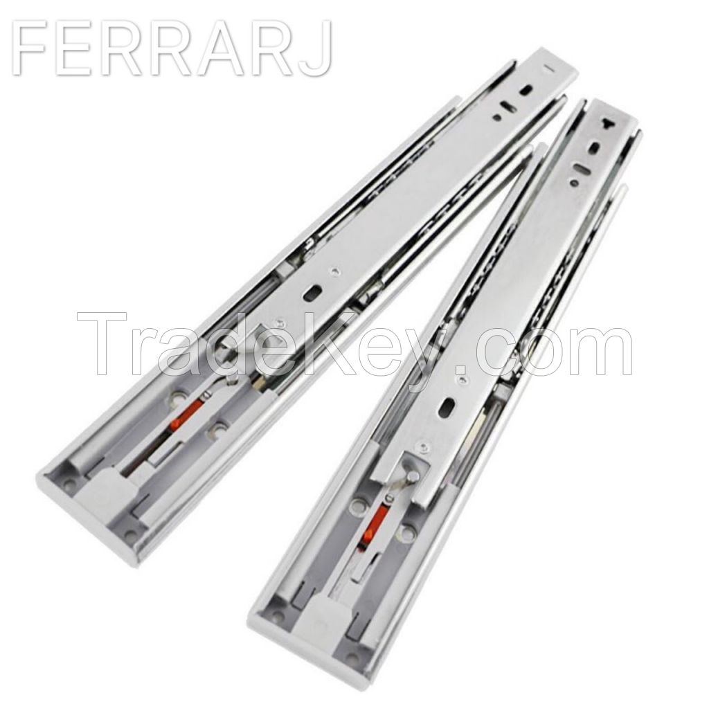 FERRARJ Push To Open Soft Close Self Closing Self Lock Ball Bearing Drawer Slides Drawer Runners Drawer Runners