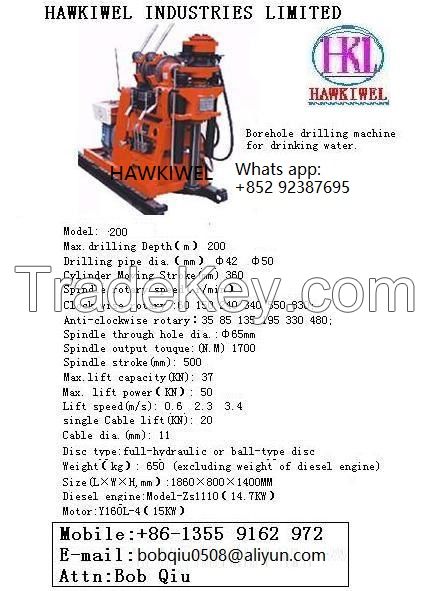 Borehole Drilling Machine