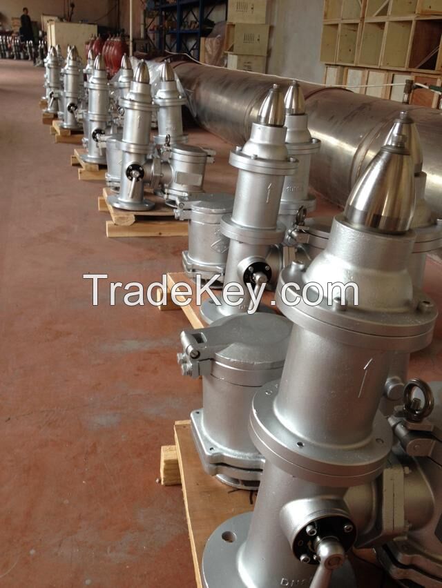 High velocity relief valve for cargo tanker