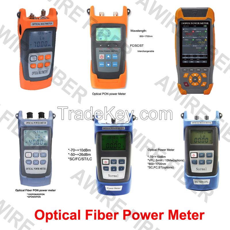 Awire Optical Fiber Power Meter VFL multi-function SC FC ST interchangerable WT840062 for FTTH