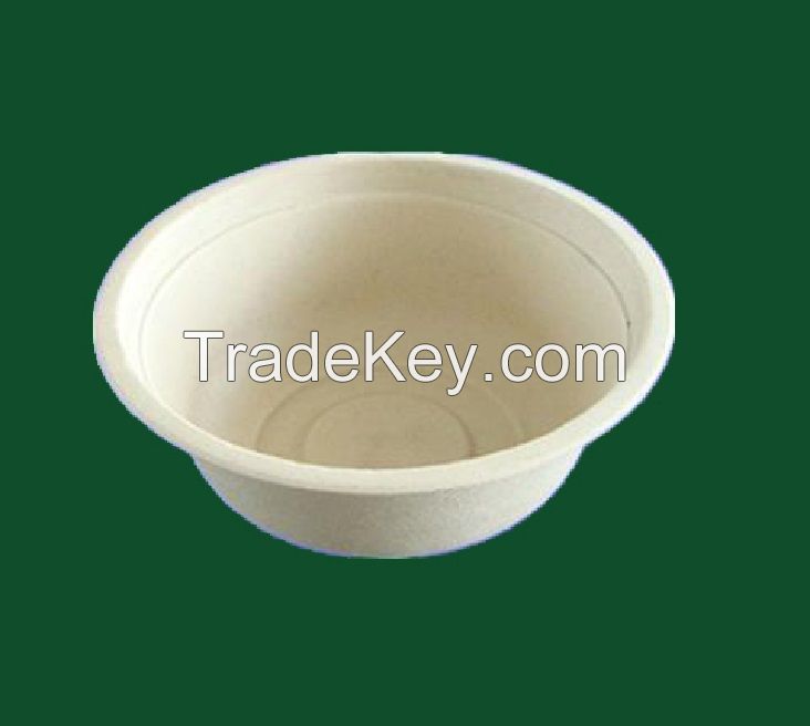 Meal Food Lunch Disposable Packing Box wheat straw pulp Bowl