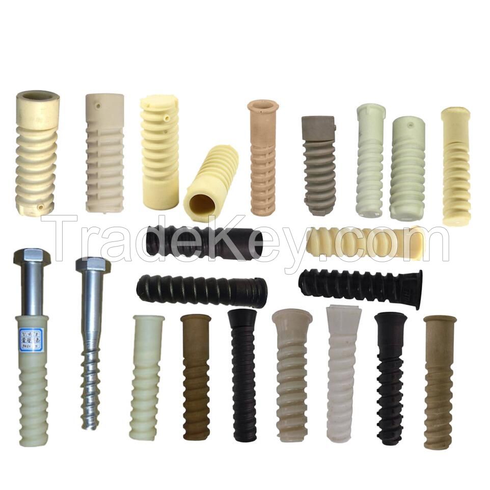 Sell Railway Plastic Screw Dowel for Sleeper , 