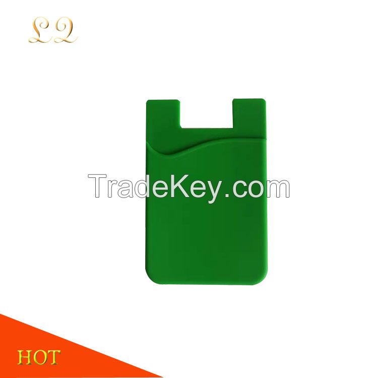 2020 hot sales custom logo silicone card holder