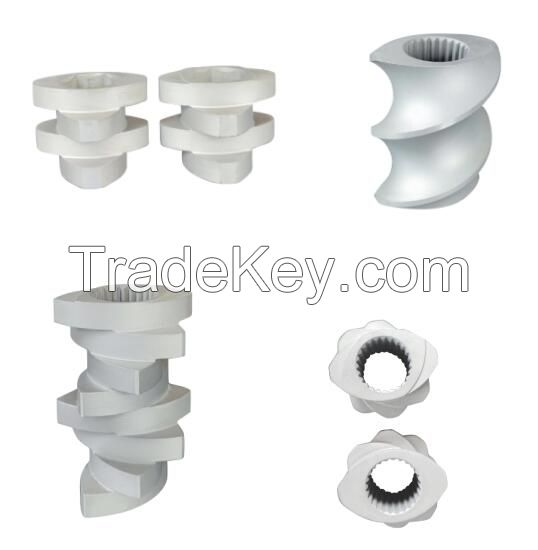 Extruder Screw element, conveying screws, kneading screws, mixing block