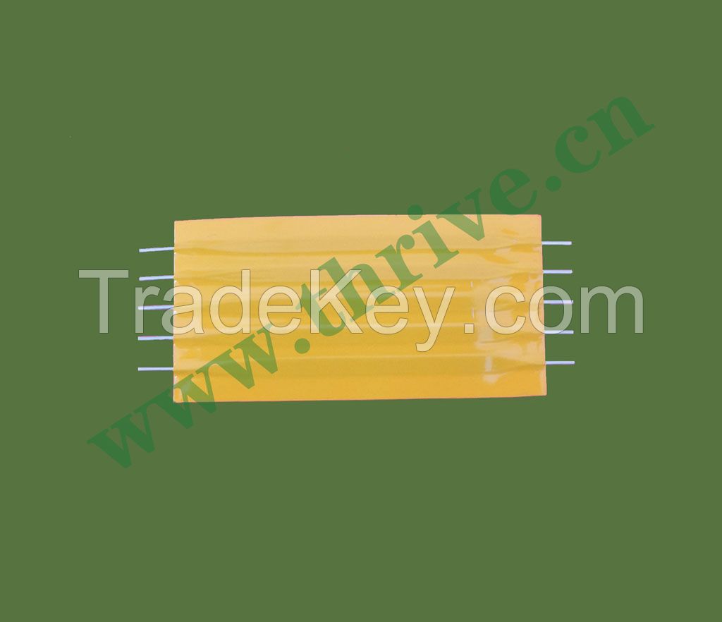 1.0 pitch pi(kapton) flex strip jumper axon flat cables with round pins ffc fpc connctor