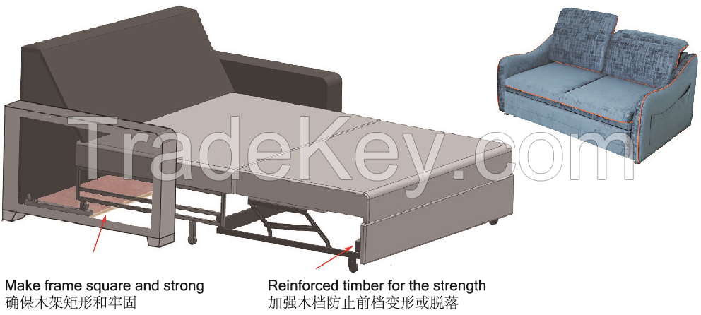 Sell 1.5-stage Pull out sofa bed mechanism #SEB