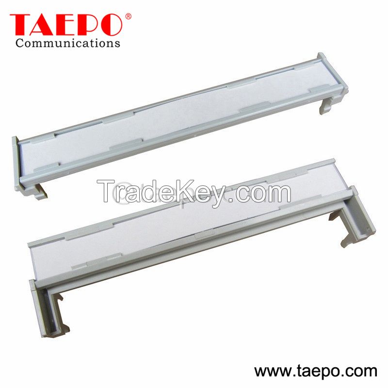 Double sided 10 pairs hinged krone label holder for LSA disconnection module from China Factory TAEPO