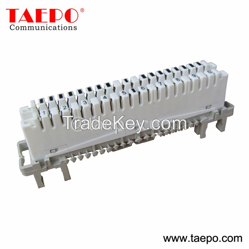 Ten pair profile telephone adc krone disconnection module from China Factory TAEPO