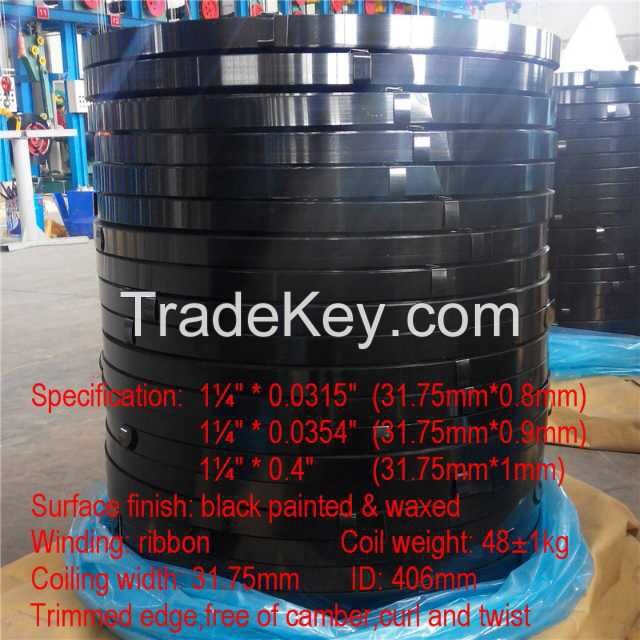 oscillated wound Steel strap packing steel strip