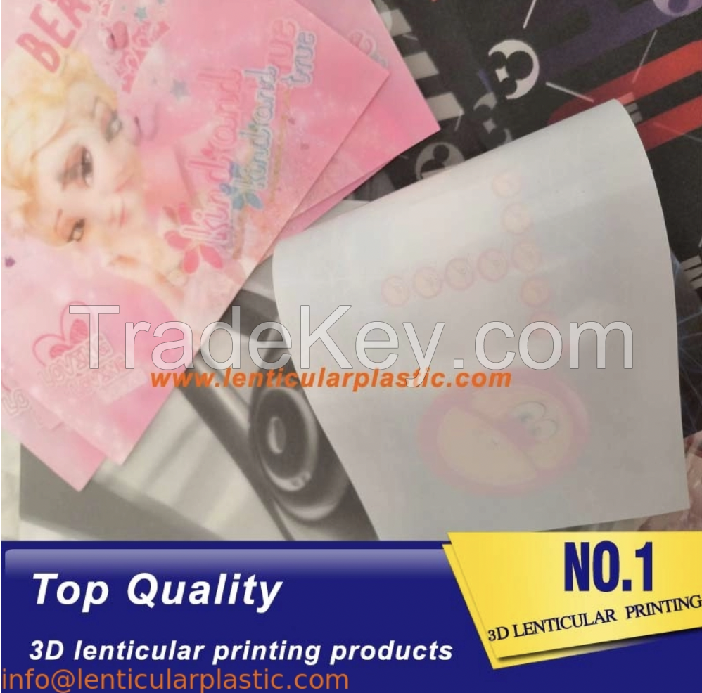 Custom Heat Laminate 3d Lenticular T-Shirt Fabric Hat Shoes Printing Sticker Flip Cloth Garment Motion Lenticular Patch