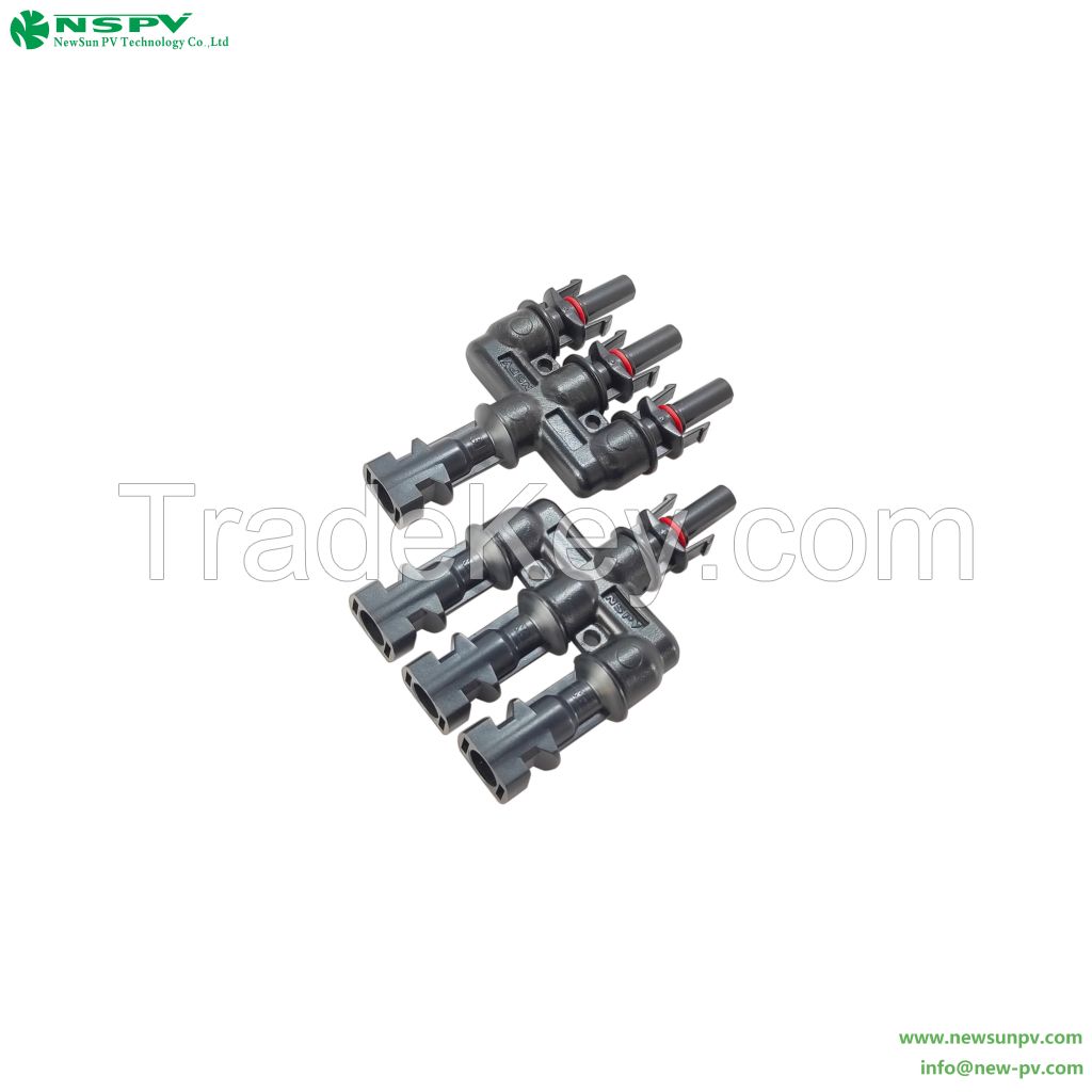 PV4.0 solar 3to1 branch connector waterproof IP68 Solar branch connector used for PV system