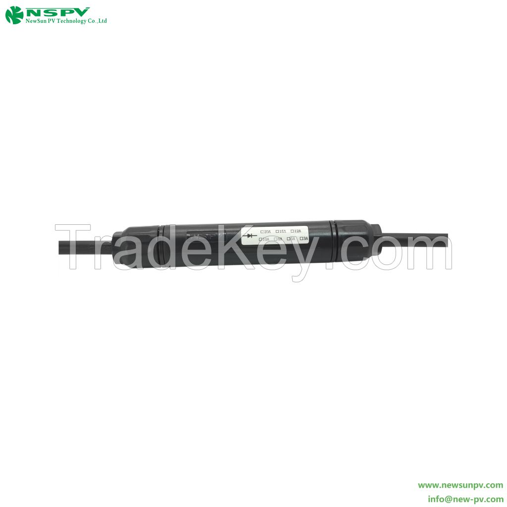 Solar Diode connector Copper contact material PV4.0 1000VDC Solar connector with diode