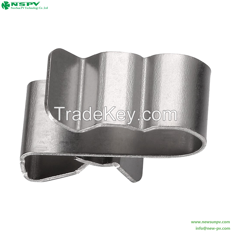 Solar Stainless Steel Cable Clips Applicable for AC module/Micro Inverter Cables
