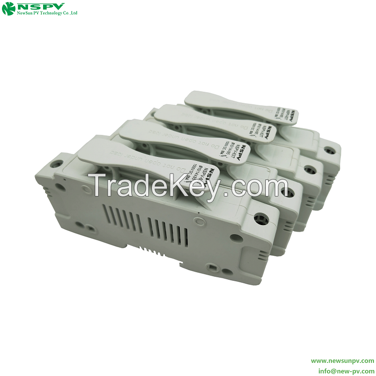 Recent Din Rail Fuse Base Cylindrical Panel Mount Fuse Holder 50A