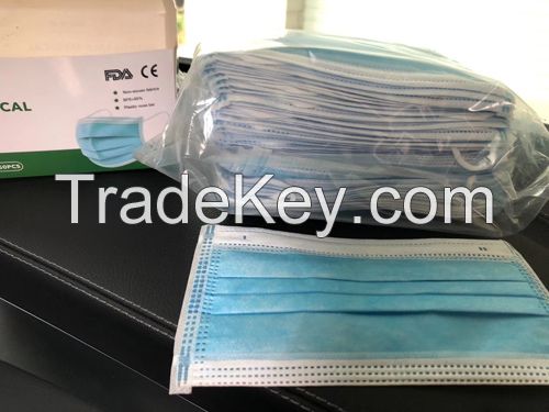 3ply disposable medical masks