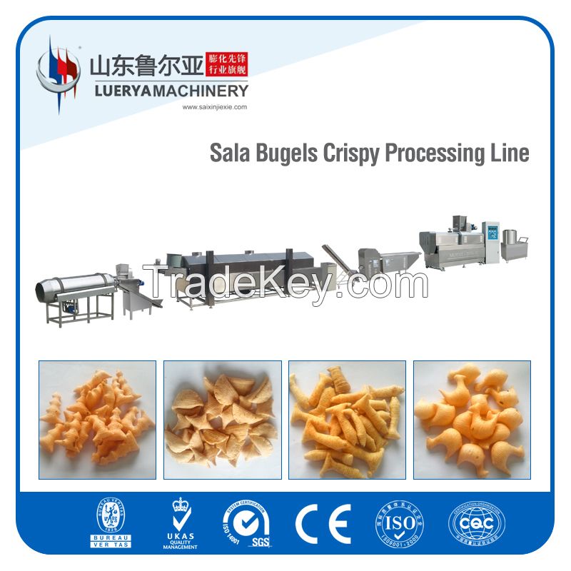 2d，3d extrusion frying pellet snacks food making machine