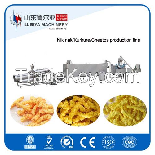 Corn curls processing line