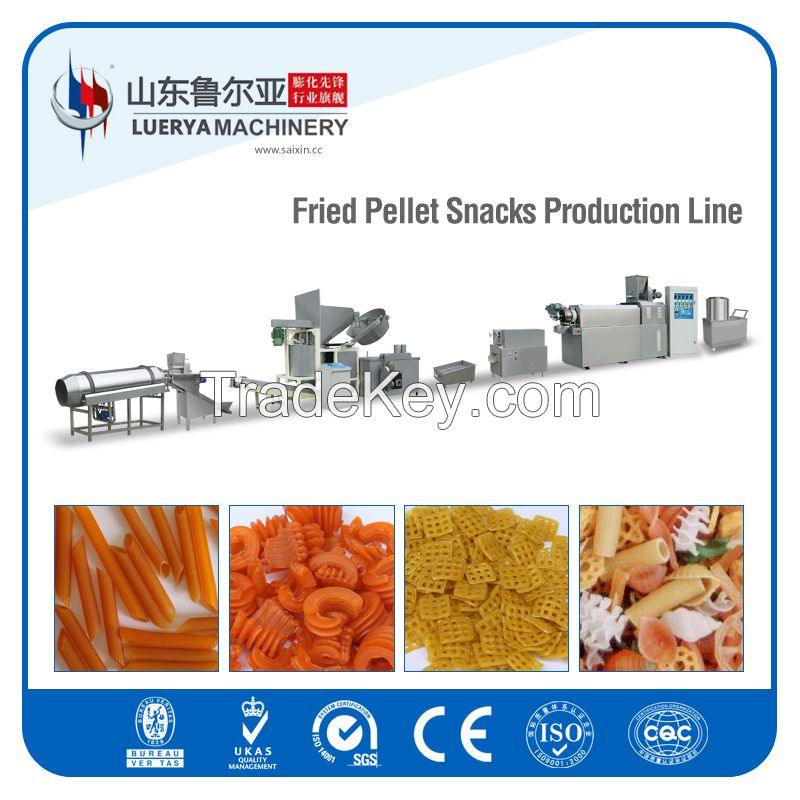 2d，3d extrusion frying pellet snacks food making machine