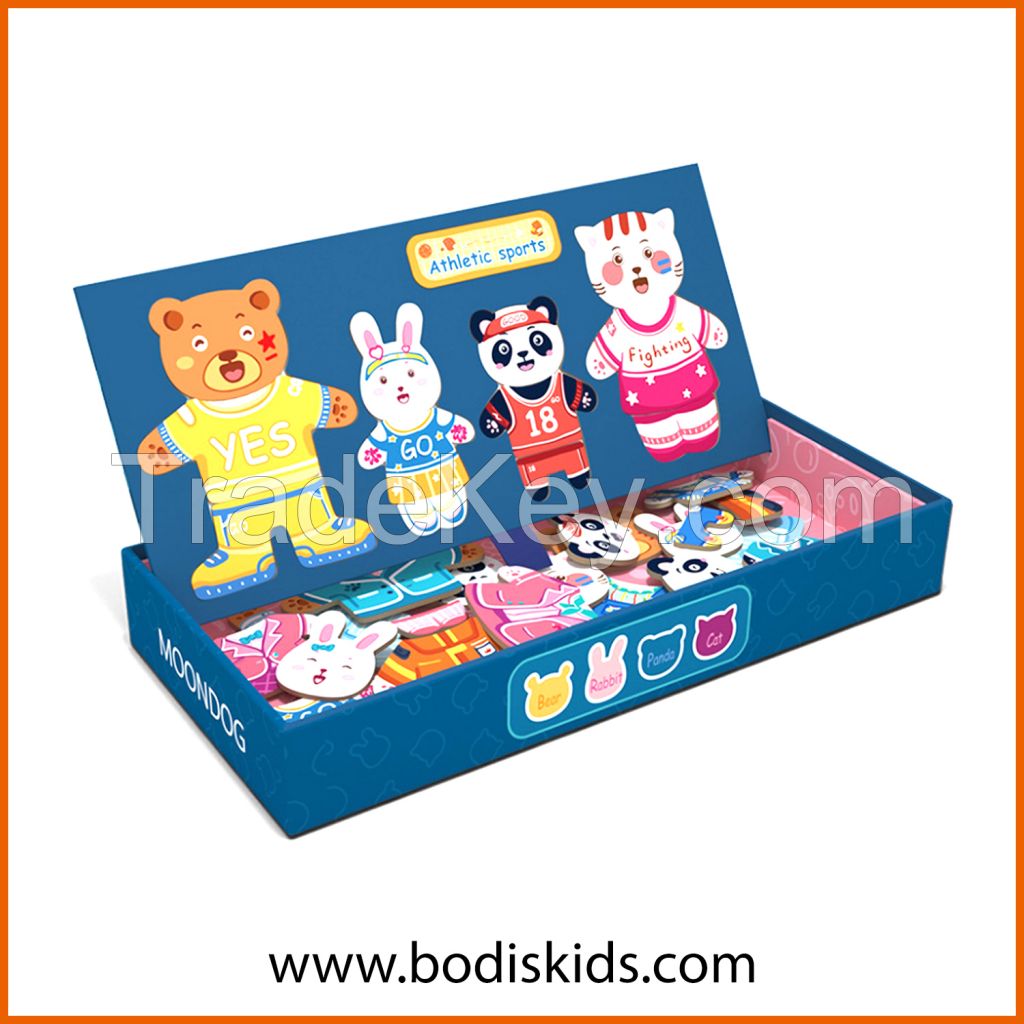 Wooden Magnetic Drawing Board Toys, Educational Toy