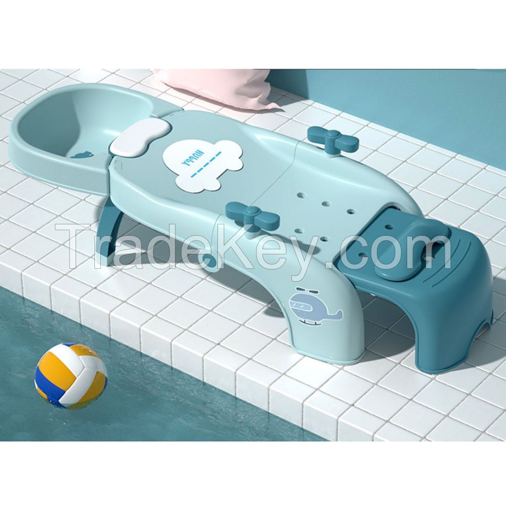 Baby Tub Shampoo Bed Multi-Function Home Children Shampoo Bath Chair