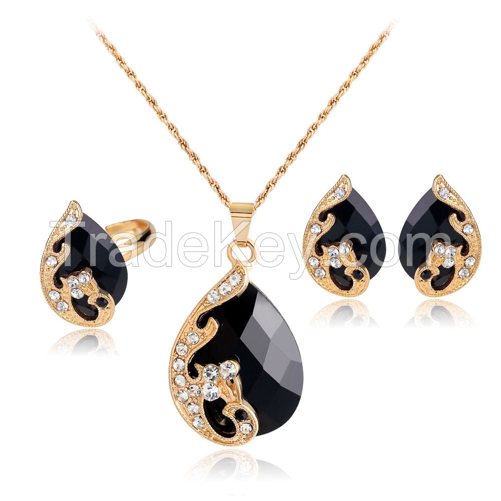 2022 new designs popular Crystal jewelry sets 