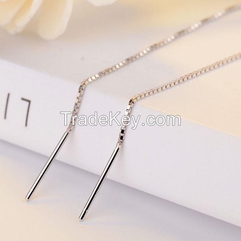 Fine Fashion Jewelry Long Tassel Handmade Women Drop Earrings