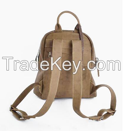 leather backpack