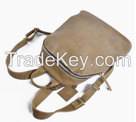 leather backpack