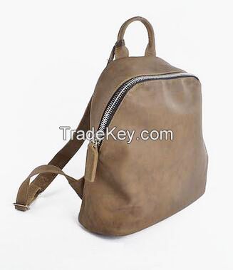 leather backpack