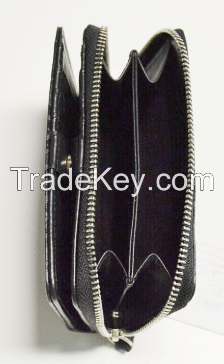 leather long women wallet