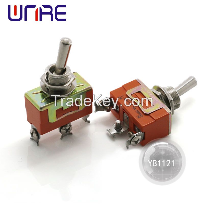 11TS15-8 on-(on) SPDT on-momentary Self-return onside reset screw toggle switch