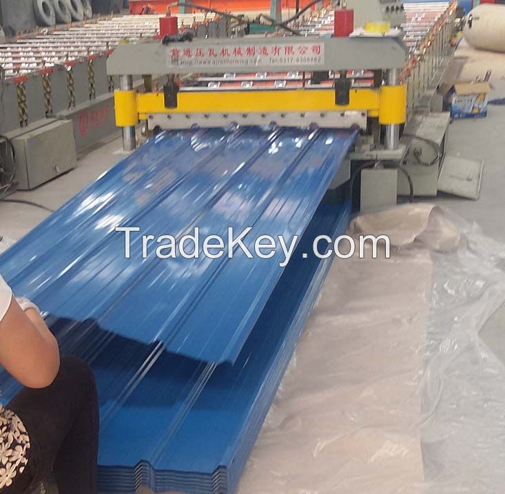 Prepainted GI / PPGI / PPGL color coated galvanized steel roof sheet