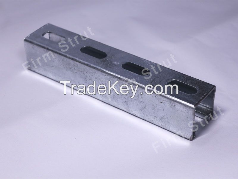 Hot Galvanized Slotted Channel Customized Steel Unistrut Uni-Strut Channel