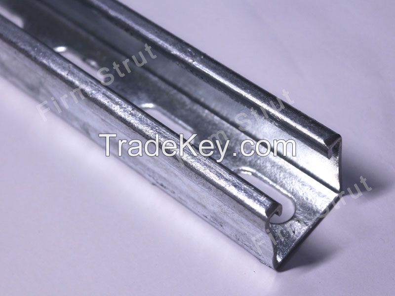 Hot Galvanized Slotted Channel Customized Steel Unistrut Uni-Strut Channel