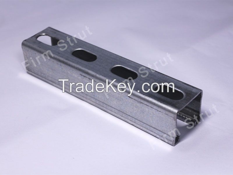 Pregalvanized Slotted Channel Customized Steel Unistrut Uni-Strut Channel