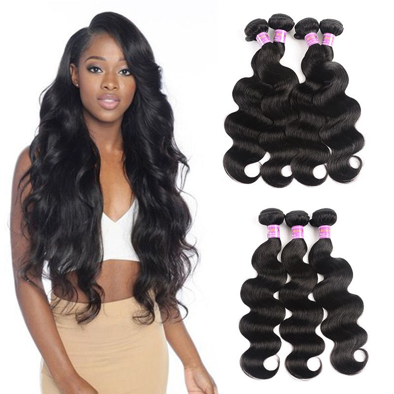 Hair Wig Hair Bundles Wave Extensions Virgin Hair Women Hair Weft Human Hair